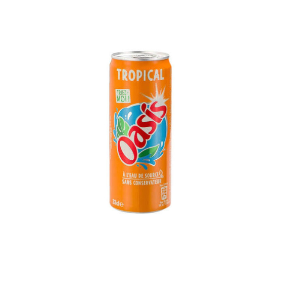 OASIS TROPICAL CANS (24×33CL)
