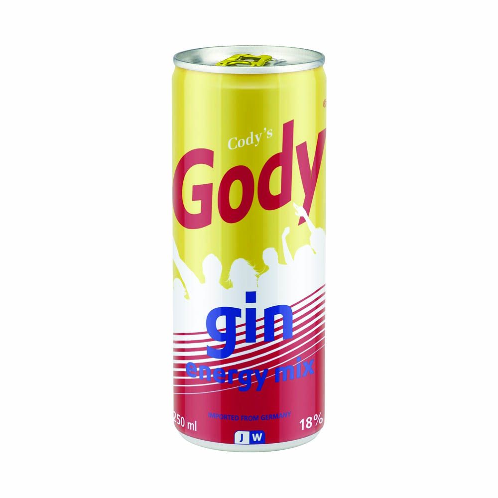 CODY'S GODY GIN ENERGY MIX(24 X 250ML)