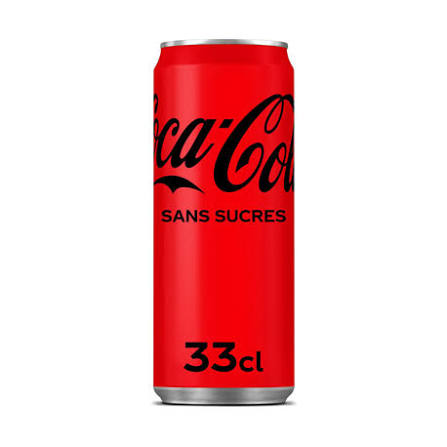 Coca cola zero canette (24x33cl)