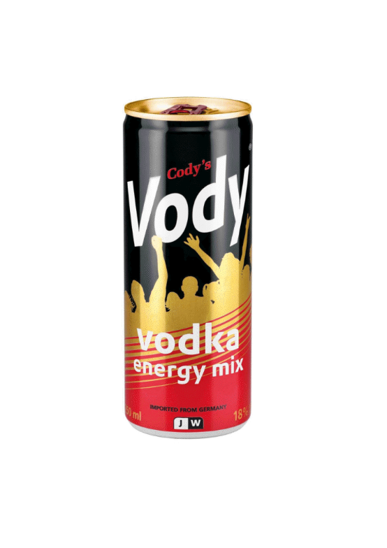 Cody’s Vody Vodka Energy Mix (24 x 25cl)